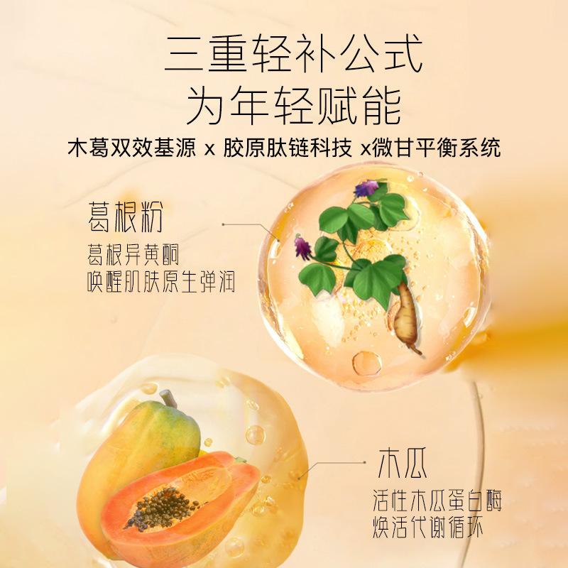 Papaya, Pueraria Lobata, Collagen Peptide Drink, Solid Beverage Manufacturer, Women's Nutritional Meal, Convenient Ready-To-Drink Beverage