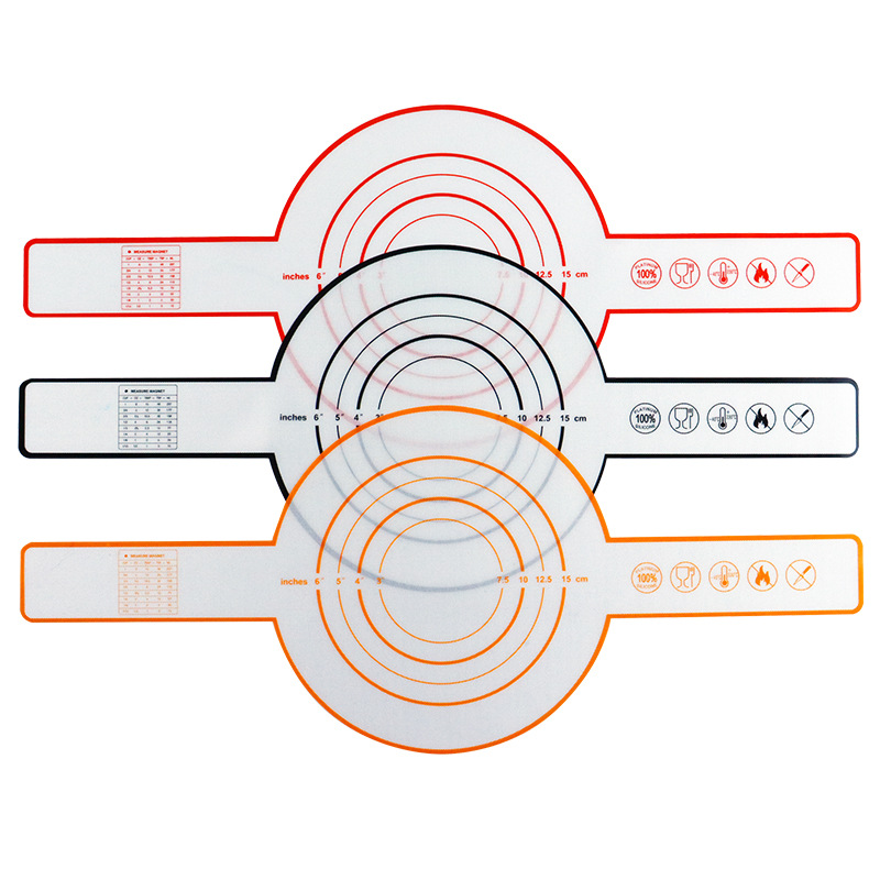 0.4mm Bread Baking Mat Long Handle Transfer Dough Pizza Baking High Temperature Non-Stick Pad Dutch Baking Mat