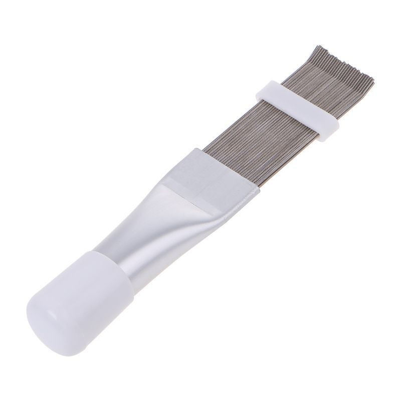 Fin comb empty brush comb stainless steel air conditioner fin comb fin brush condenser cleaning brush radiator