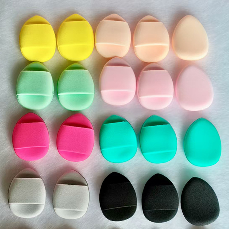 Finger Powder Puff Mini Small Air Cushion Concealer Drop-Shaped Heart-Shaped Marshmallow Makeup Tool Thumb Powder Puff
