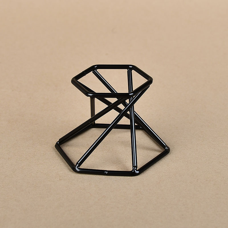 Cross-border crystal ball metal base bracket home decoration iron crafts manufacturers wholesale glass ball bottom pendulum