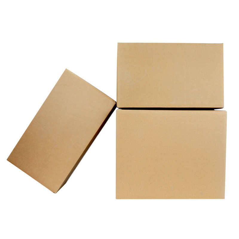 Packaging Carton Manufacturer Wholesale Rectangular Strip Extra Hard Three to Five Layers Thickeneded Corrugated Express Packaging Small Carton