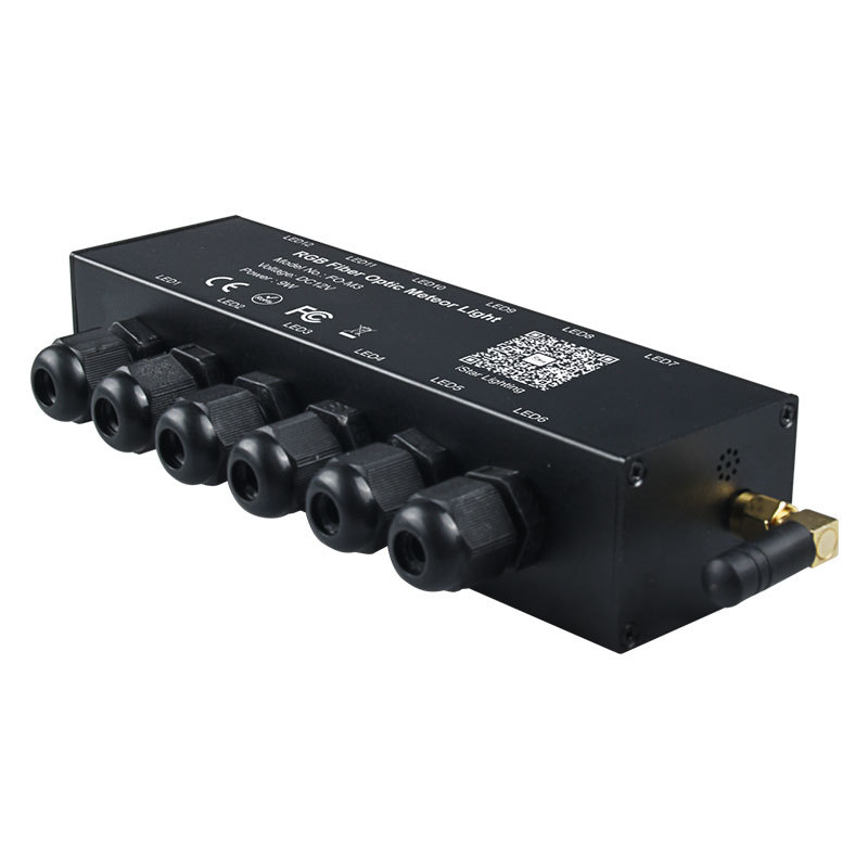 New Product 9W Led Fiber Optic Light Car Theater Light Source Machine Rgb Led Meteor Machine Starry Sky Light Starry Sky