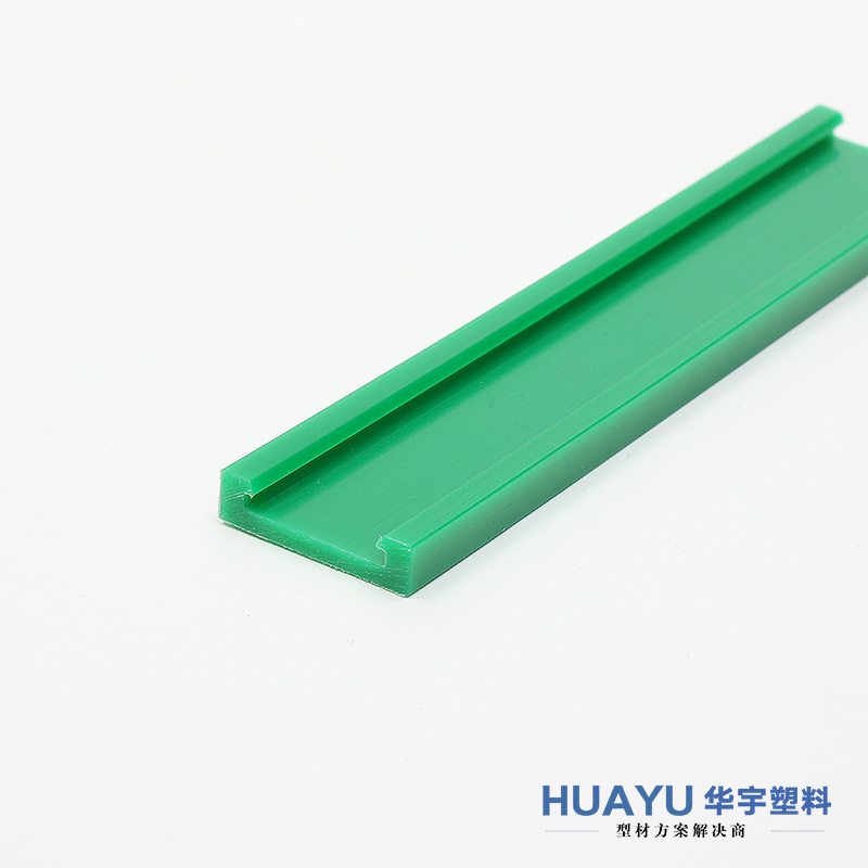 Customized Uhmw Profile Uhmw Extrusion Molding Plastic Plastic Strip Molecular Weight Polyethylene Chain Guide Rail Wear-Resistant