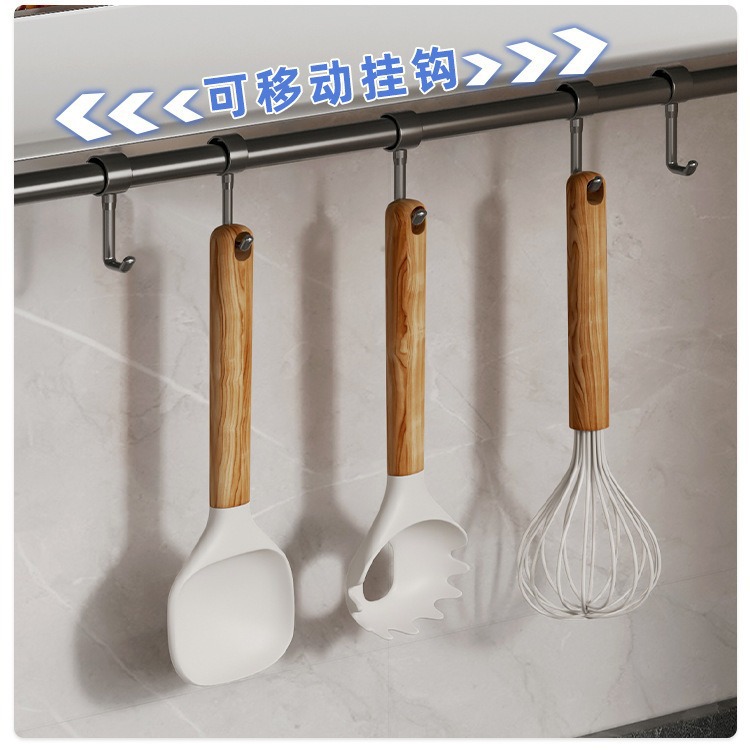 Kitchen Microwave Storage Rack Without Punching Holes on the Wall Oven Rack Home Wall-Mounted Storage Rack Bracket
