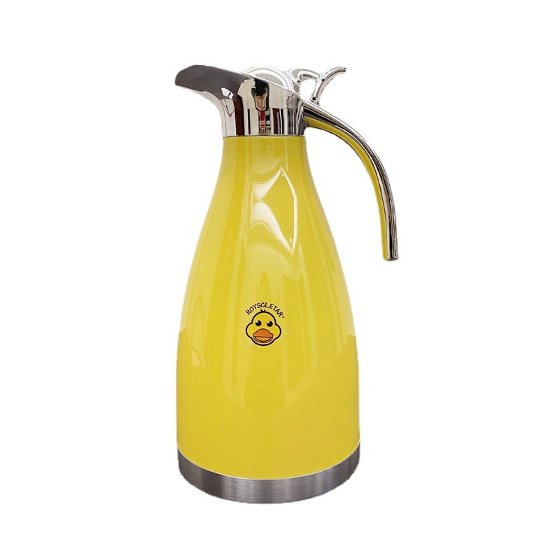 Stupid little yellow duck thermos stainless steel water bottle large capacity thermos European vacuum kettle manufacturers wholesale