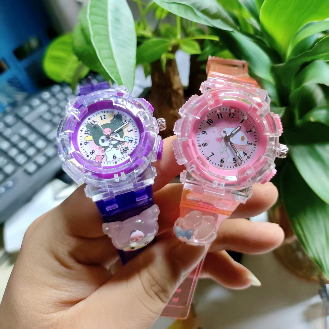 Детские часы с мультяшным дизайном, светящиеся, для школьников