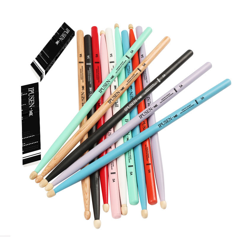 Drumsticks Drum Mallets 5 Jazz Drumsticks Professional Children's Practice Walnut Drum Hammer Can Be Engraved