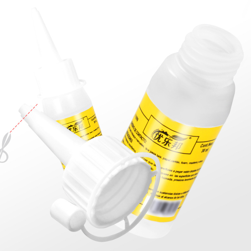 Alcohol glue children's handmade DIY non-woven fabric 30ml alcohol glue hemp rope stave dragon twist bar transparent glue