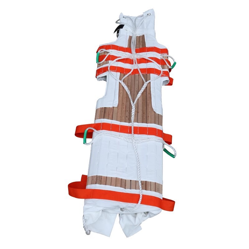 Factory wholesale water rescue stretcher Robertson wooden stretcher simple marine life-saving spine stretcher