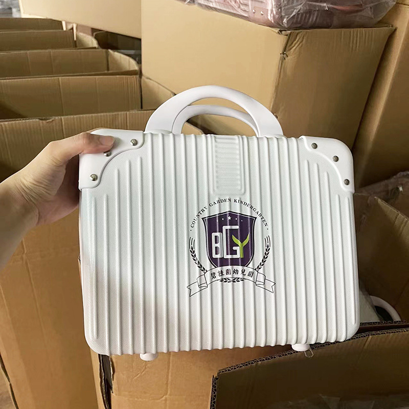 Mini Suitcase Cosmetic Case 14inch Souvenir Small Suitcase 16inch Password Suitcase Printed with Logo Gift Box