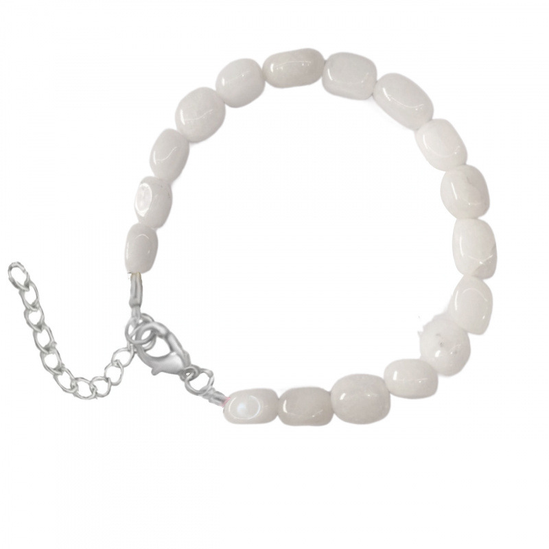 Amazon supply natural crystal bare stone bracelet agate gravel bracelet colorful bracelet AliExpress Tiktokxy