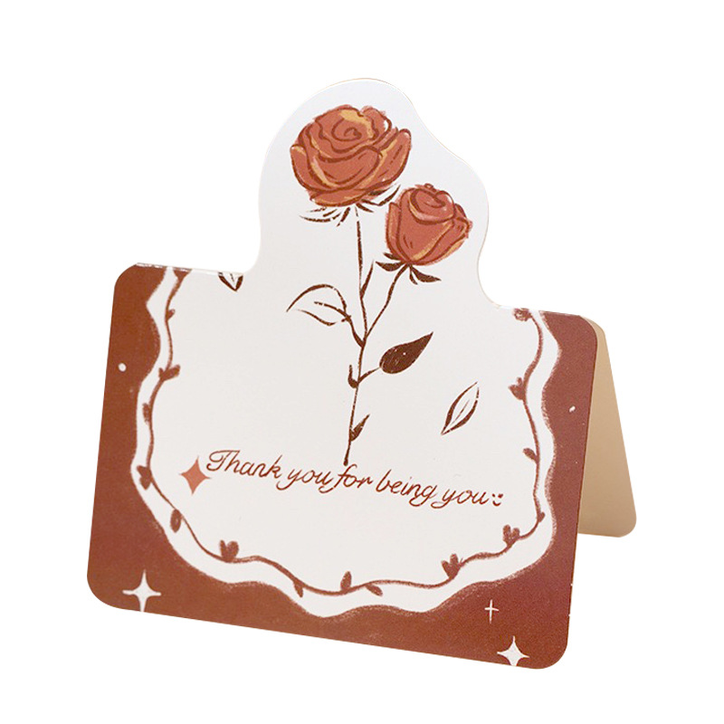 Women's Day Mother's Day Romantic Encounter Greeting Card Lover's Thanksgiving Neutral Teacher's Day Flower Shop Blessing Card Message Wholesale