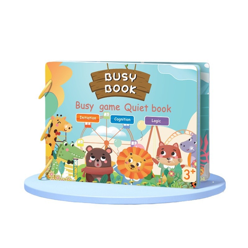 Baby Enlightenment Tear-Off Book Baby Early Education Sticker Book Hand-Teared Infant Busy Book Quiet Book Toddler Enlightenment Paste