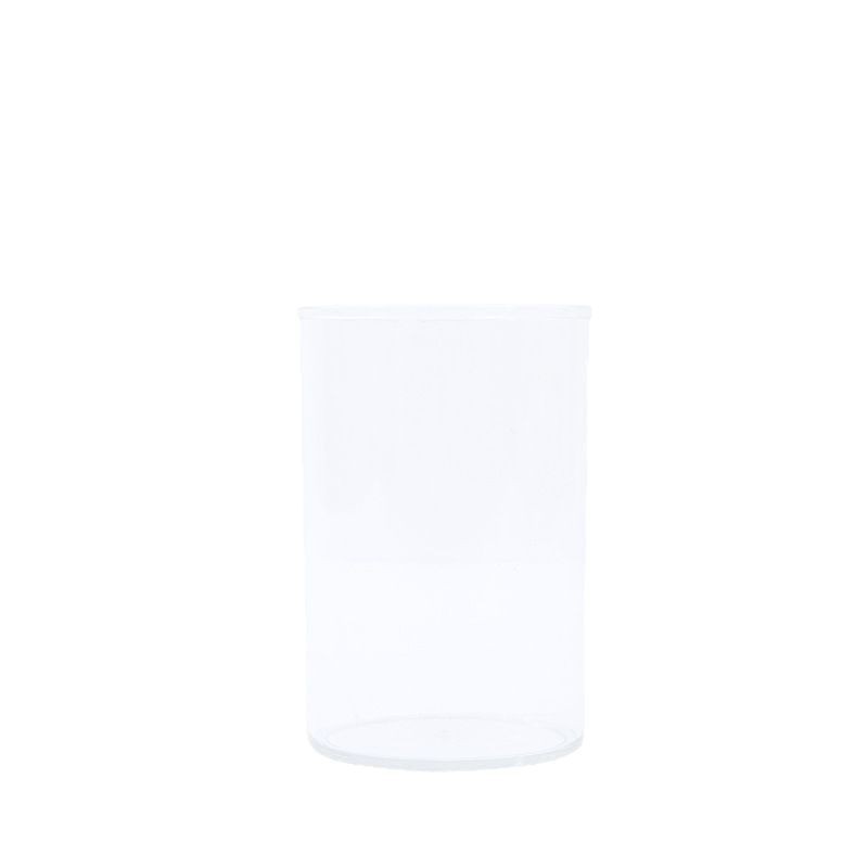 Cylindrical Transparent Acrylic Pen Container Student Classroom Desk Storage Bucket ins Unprinted High Color Value Storage Box