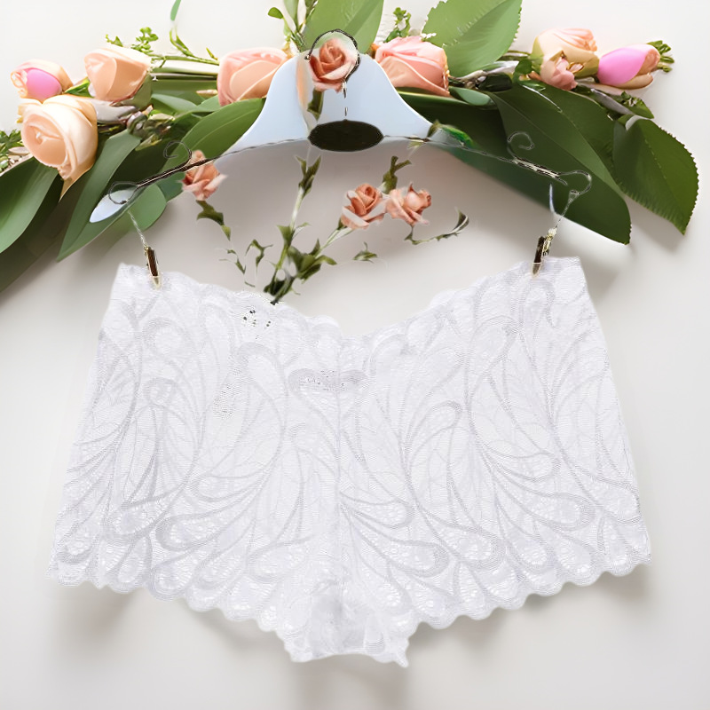 Кружевное нижнее белье для женщин большого размера, сексуальные боксеры
