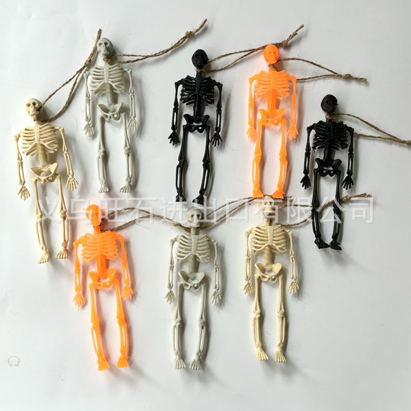 Cross-border New Halloween Skull Ghost Festival Skull Accessories 15cm Stereo Skull