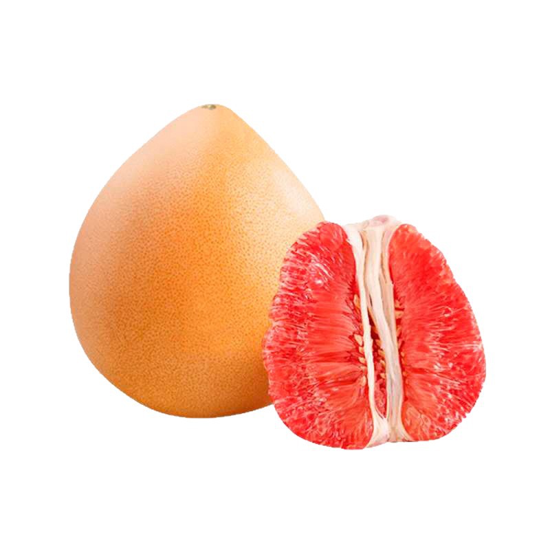 Fujian Pinghe Sanhong Pomelo, Red-Fleshed Pomelo, Seasonal Fresh Pomelo, Freshly Picked and Shipped, Whole Box of 5 Pounds, Gift Box Packaging