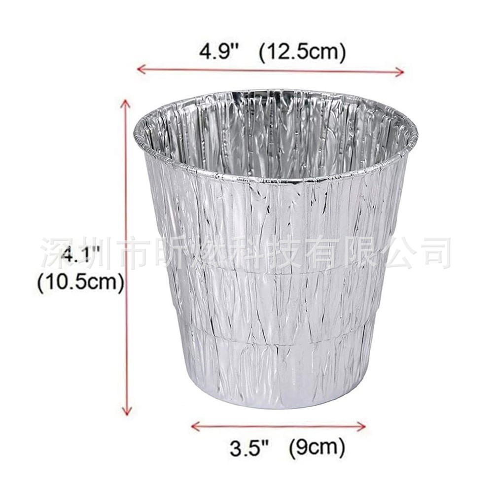 Cross-Border North American Bbq Disposable Tin Foil Lining with Oil Barrel Lining Compatible with Traeger and Other Outdoor Barbecue Stoves