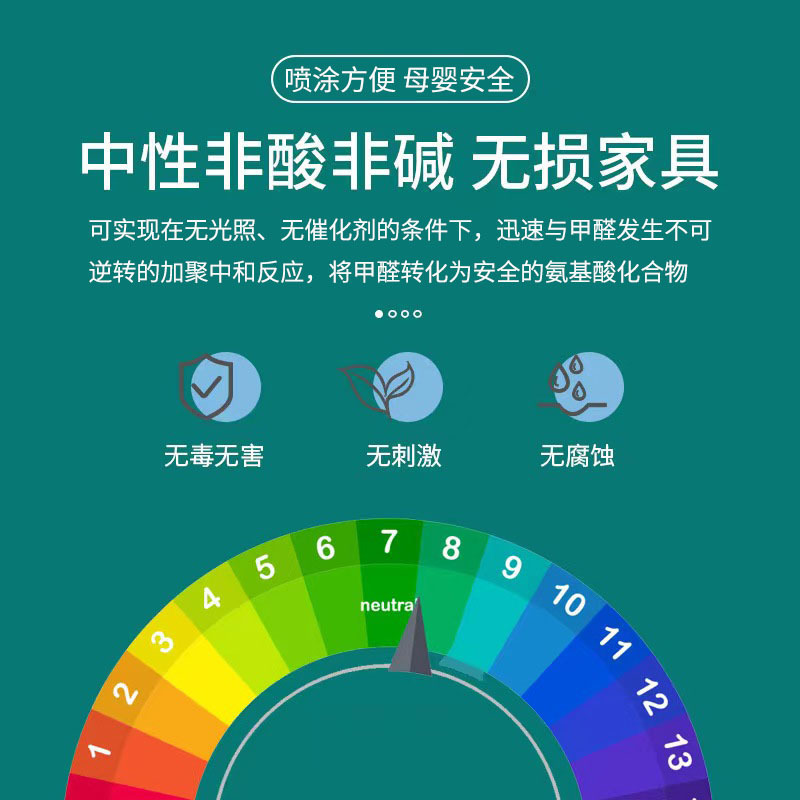 Qingjing Aldehyde Removal Formaldehyde Scavenger New House Formaldehyde Removal Special Spray to Remove Formaldehyde, Remove Odor and Deodorize