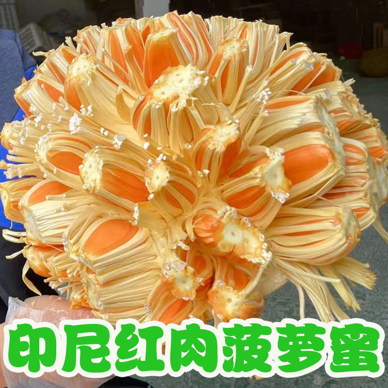 Fresh Fruit Indonesian Red-Fleshed Jackfruit Whole with Free Shipping 6-10kg Whole Box of Ripe Fruit Ready to Eat Upon Arrival