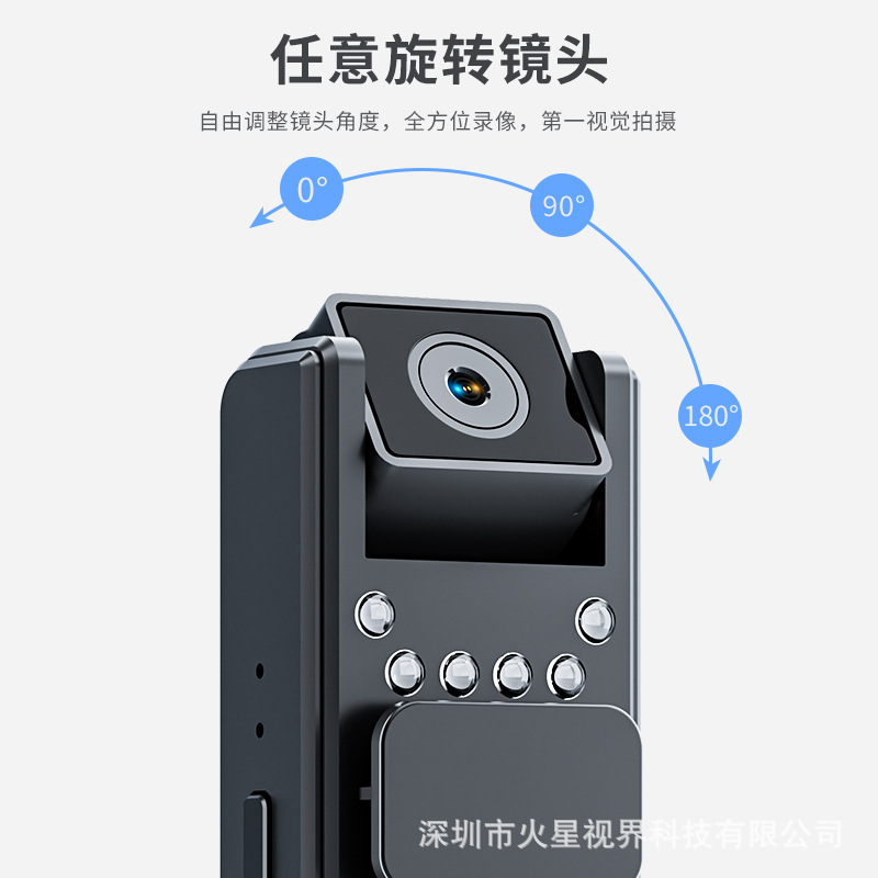 A8 HD Infrared Night Vision Law Enforcement Camera Conference Recorder Portable Backclip Outdoor Sports Camera