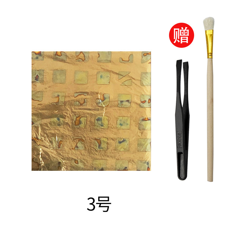 Gold Foil Paper Painting, Burnt Foil, Broken Gold Foil, Silver Foil Painting, Buddha Statue, Rock Painting, Art Tools, Nail Salon Crafts