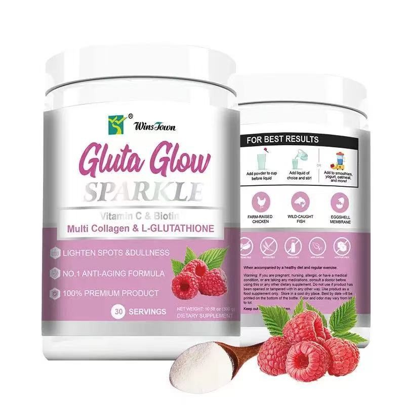 Порошок для кожи Gluta Glow, осветление, с коллагеном