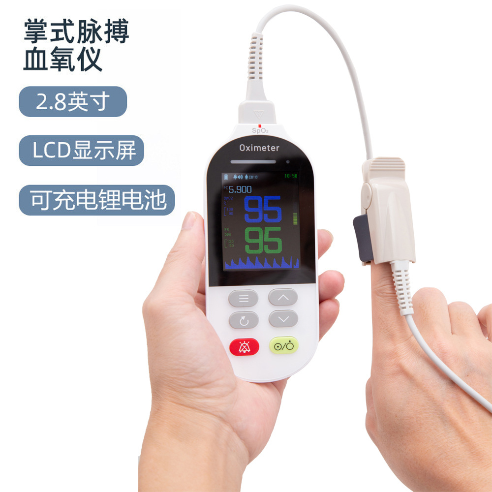 Портативный оксиметр для детей и взрослых, ветеринарный оксиметр с зажимом для пальца