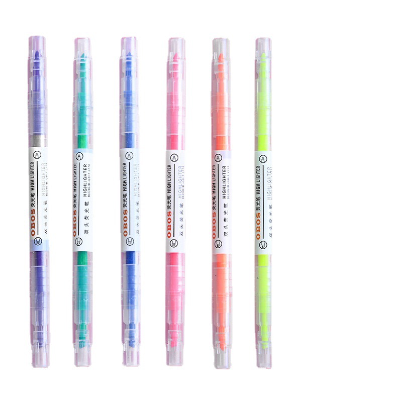 Highlighter marking pen students use notes color highlight pen candy rough drawing notes key pen endorsement artifact