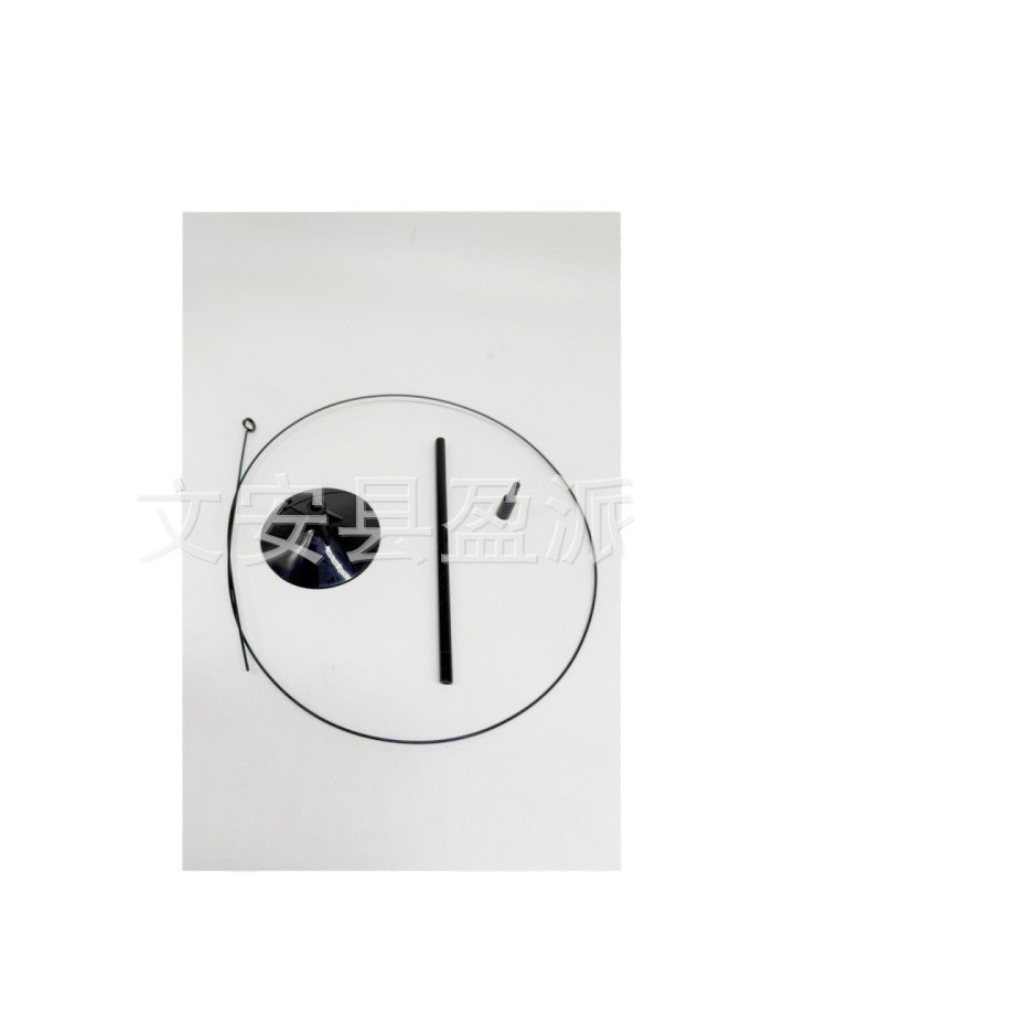 Spot Black Pp Plastic Tube Suction Cup Cat Teaser Stick Accessory Tip Cap Suction Cup Black Long Steel Wire Accessory Free Shipping