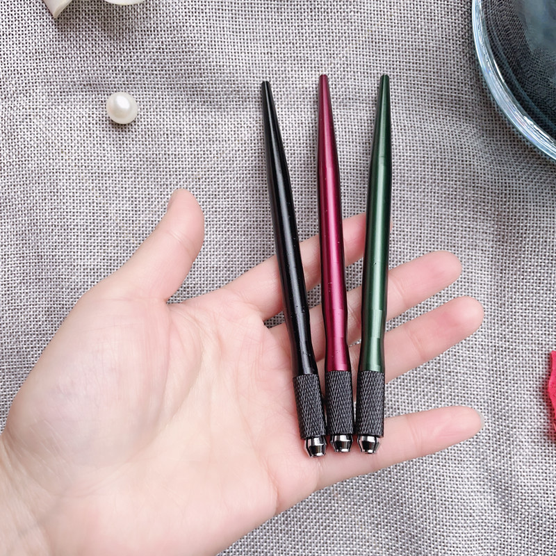 Free marking logo semi-permanent tattoo manual pen dual-purpose fog eyebrow line eyebrow knife holder cross waist