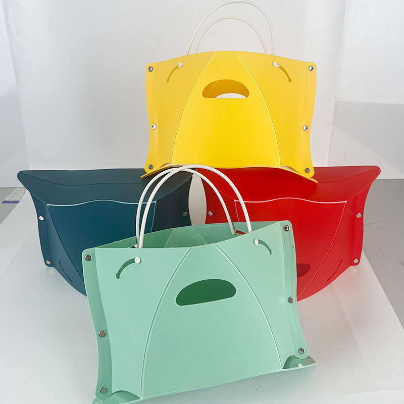 Wholesale Plastic Folding Stool Outdoor Camping Fishing Portable Mazar Household Storage Folding Stool Simple Bench