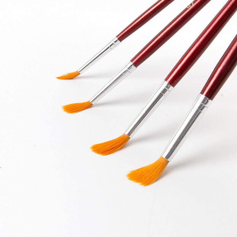 Student 97803 Watercolor Brush Set for Art Beginners, Watercolor Gouache Brushes, Nylon Pig Bristle Student Paint Brushes