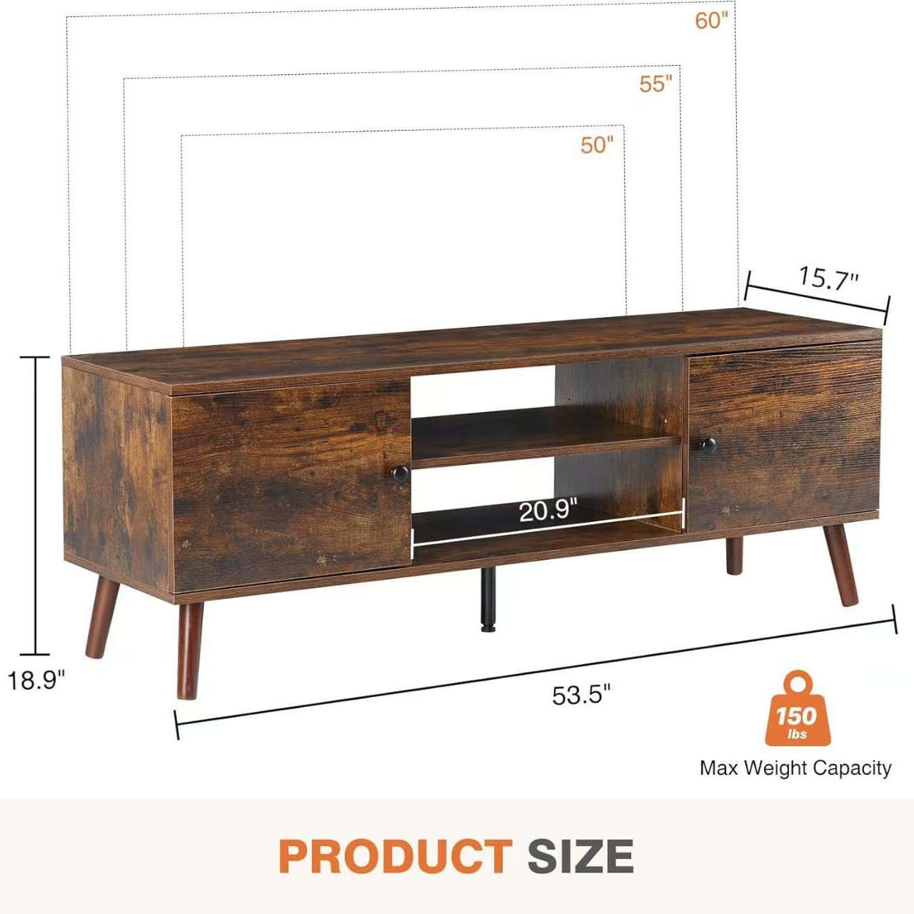 Factory Direct Sales Small Apartment Book Record Player Storage Locker Living Room Sofa Multi-Layer Storage Solid Wood Tv Cabinet