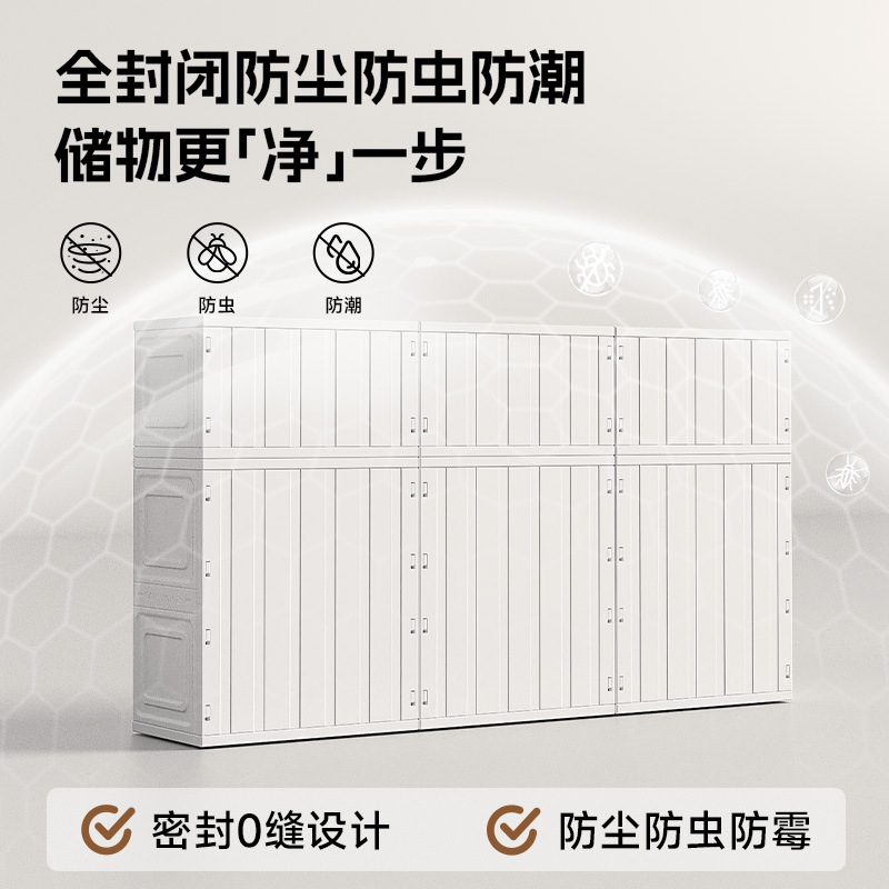 Children's Storage Cabinet Large Capacity Clothes Toy Locker Baby Feeding Table Baby Wardrobe Coat Hood Combination Home