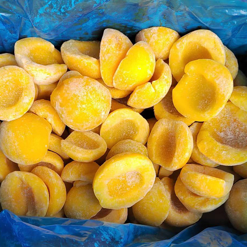Frozen Yellow Peach Petals 1kg Small Package Catering Milk Tea Drink Beverage Raw Material Package Cold Chain