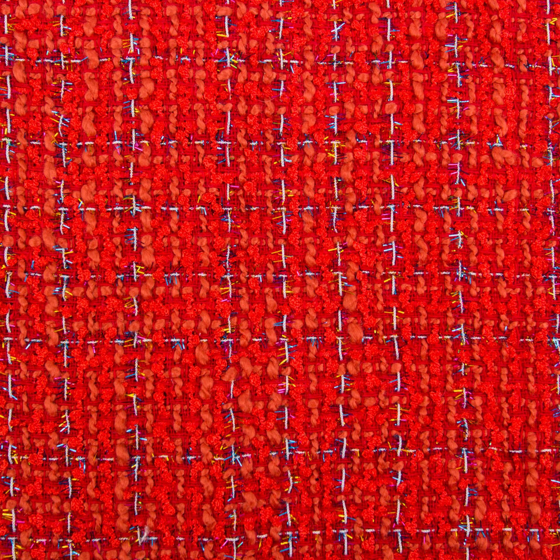 2023 Chanel style fabric, gold plaid Chanel style fabric, women's coat fabric.