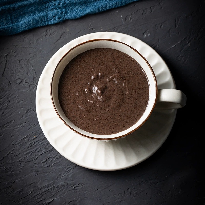 Five Black Powder, Black Sesame, Black Beans, Black Wolfberry, Black Mulberry, Black Rice, Nutritious Breakfast, Convenient Drink Meal Replacement Powder Available for Wholesale