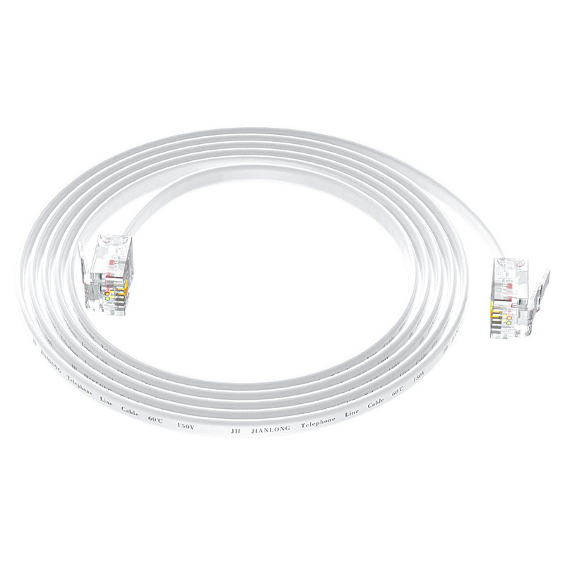 Landline telephone line 2-Core 4-core extension cable finished telephone jumper 4-core outdoor fixed telephone cable