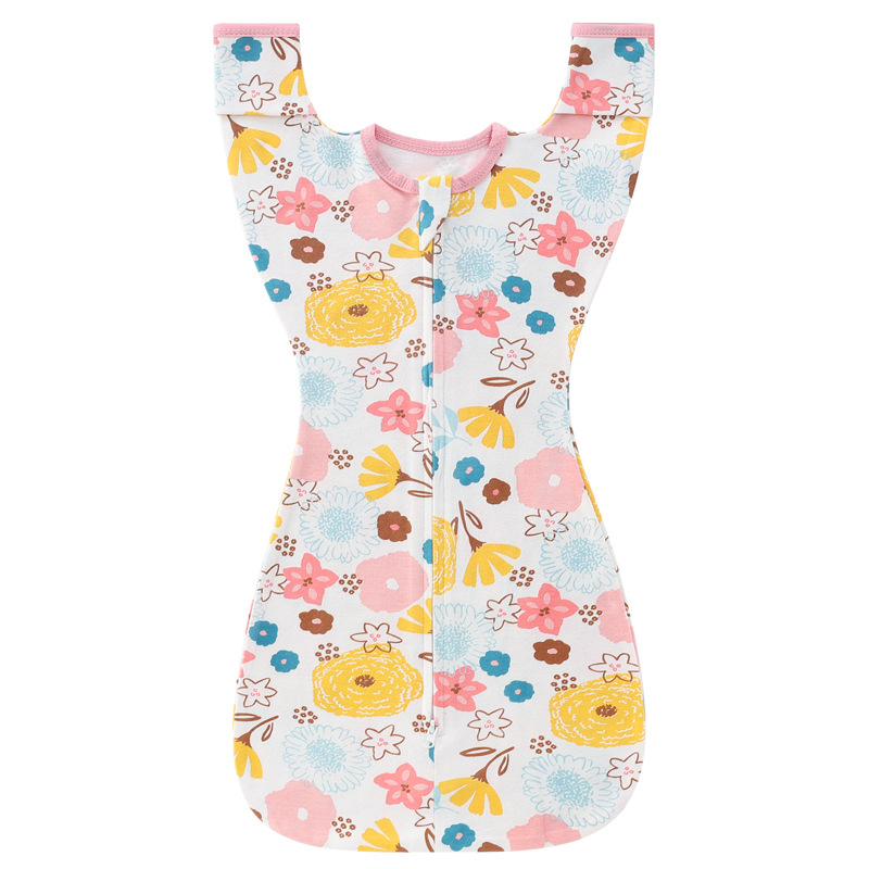 Foreign Trade Europe and the United States Cross-border E-commerce Newborn Anti-scare Swaddling Towel Baby Raise Hands Sleeping Bag Baby Swaddling