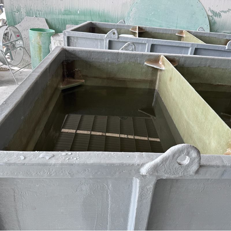 Glass fiber reinforced plastic electrolytic cell industrial oxidation electroplating pickling tank chemical laboratory acid and alkali resistant glass fiber reinforced plastic washing tank