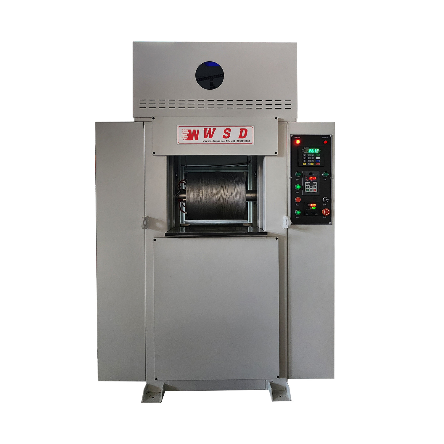 Heated Embossing Machine for Wood-Plastic Processing and Production Equipment, Suitable for Wooden Flooring, Wall Panels, Aluminum Panels, and Iron Panels, Offline Weiside