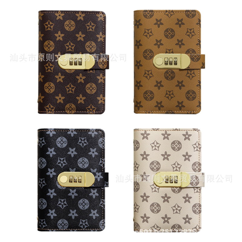 Large-Capacity Password Lock Cash Deposit Money Currency Banknote Commemorative Banknote Storage Book Can Be Placed in the Financial Management Cash Storage Bag