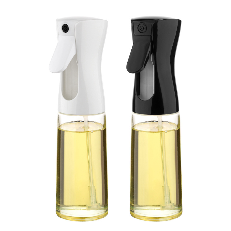 [Glass oil pot] 2023 New Fine Mist Oil Spray bottle cross-border oil spray Pot Kitchen high pressure oil spray bottle