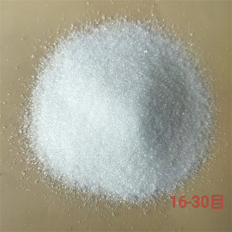 in stock transparent glass sand sand blasting derusting polishing landscaping decoration swimming pool water filter irregular broken glass block