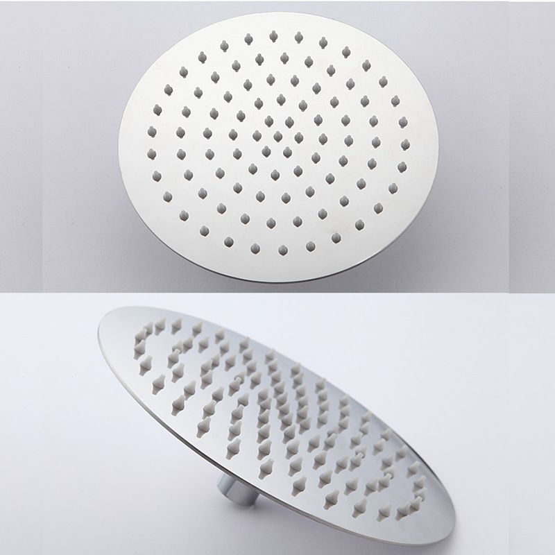 Ultra-thin universal pressure-increasing large shower head shower head shower head top shower head 304 stainless steel top shower head