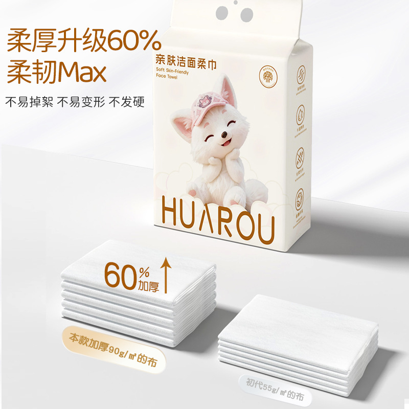 Manufacturer Wholesale Disposable Face Towel Hanging Removable Thickened Face Towel Family Size Wall-Mounted Face Towel