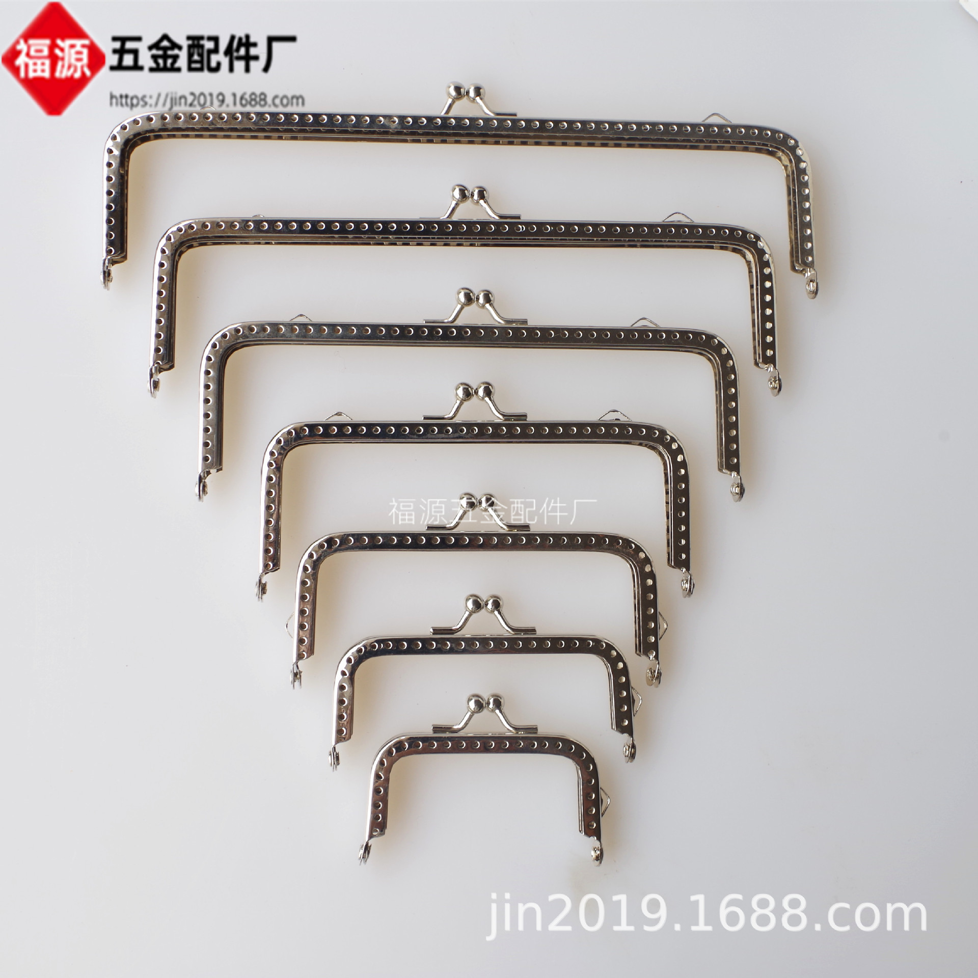 6.5см 20см квадратная золотая DIY аксессуары для багажа оптовая пряжка с половинным отверстием каждый размер 100