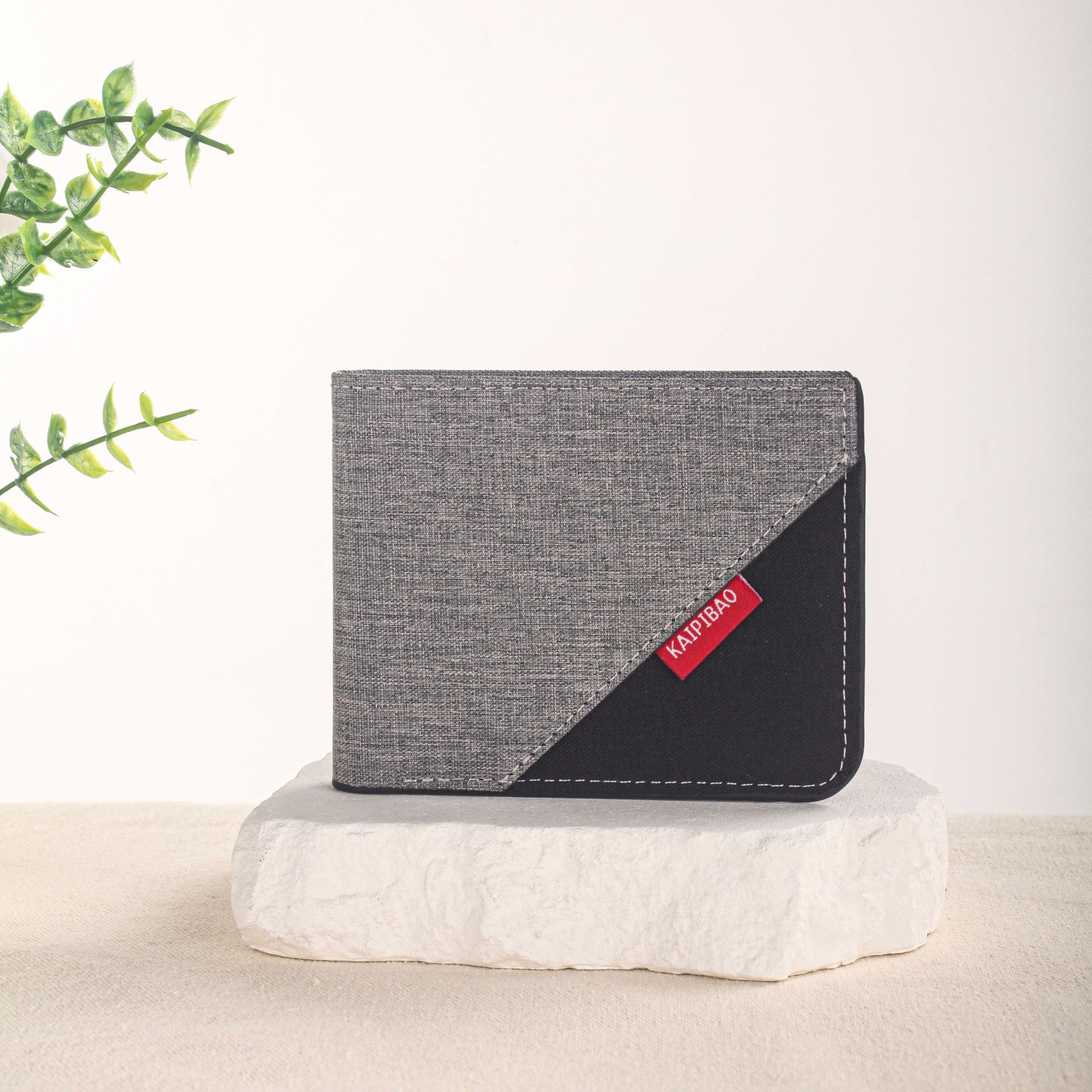 Men's Short Canvas Wallet Men's Small Wallet Men's Wallet Men's Ultra-Thin Wallet Card Holder Wholesale Wallet Card Holder